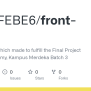 GitHub - BinarFEBE6/front-end: Website App Which Made To Fulfill The ...