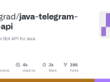 Github Pengrad Java Telegram Bot Api Telegram Bot Api For Java