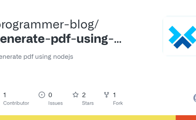 GitHub - Programmer-blog/generate-pdf-using-nodejs: Generate Pdf Using ...