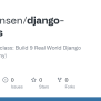 GitHub - Mrsimonsen/django-projects: Django Masterclass: Build 9 Real ...