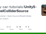 Github Unity Car Tutorials Unity5 Wheelcollidersource Gotow Tutorial