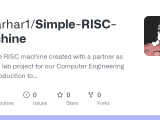 Github Mparhar1 Simple Risc Machine A Simple Risc Machine Created