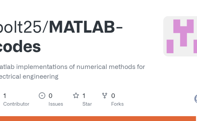 GitHub - Bolt25/MATLAB-codes: Matlab Implementations Of Numerical ...