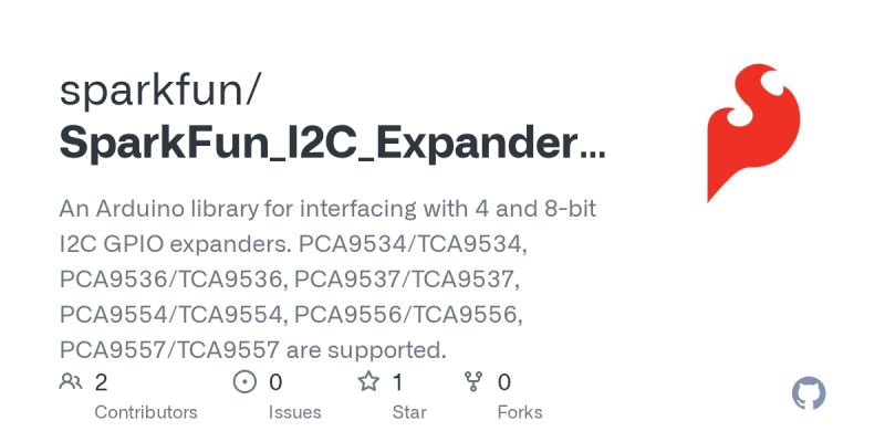 Github Sparkfun Sparkfun I2c Expander Arduino Library An Arduino - Elegant Dark Texture - 4K