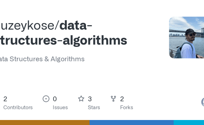 GitHub - Kuzeykose/data-structures-algorithms: Data Structures & Algorithms