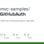 GitHub - Aspnet-mvc-samples/AspNetGitHubAuth: ASP.NET MVC GitHub ...