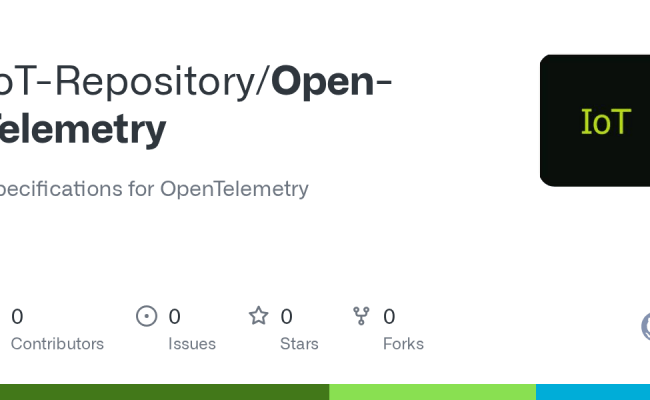 GitHub - IoT-Repository/Open-Telemetry: Specifications For OpenTelemetry