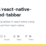 GitHub - Morfsys/react-native-animated-tabbar: Animated Sliding Tabbar ...