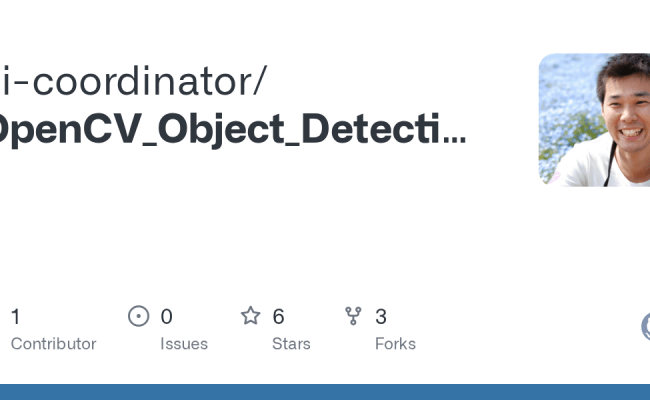 GitHub - Ai-coordinator/OpenCV_Object_Detection