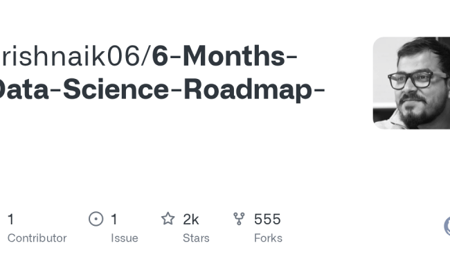 GitHub - Krishnaik06/6-Months-Data-Science-Roadmap-