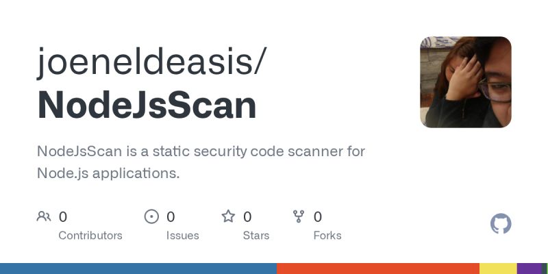 Github Ajinabraham Nodejsscan Nodejsscan Is A Static Security Code - 4K City Images for Desktop