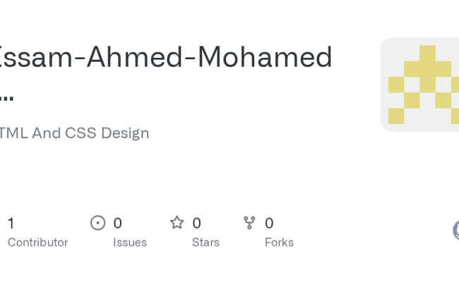 GitHub - Essam-Ahmed-Mohamed/HTML_AND_CSS_Template-Two: HTML And CSS Design