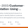 Customer-Segmentation-Using-Clustering/Customer Segmentation Using ...