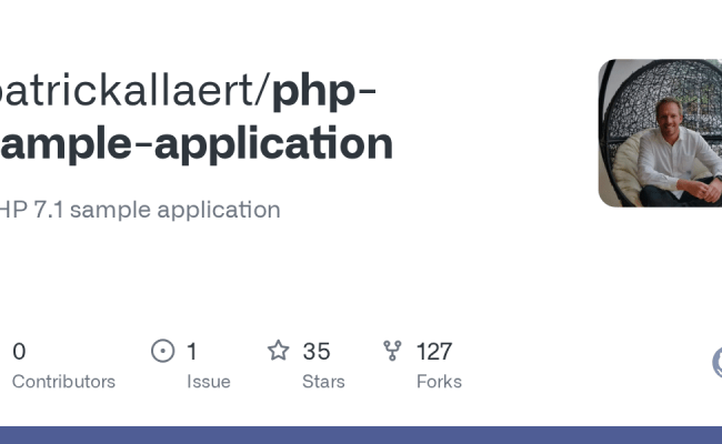 GitHub - Patrickallaert/php-sample-application: PHP 7.1 Sample Application