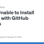 Unable To Install Python With GitHub Actions · Issue #608 · Actions ...