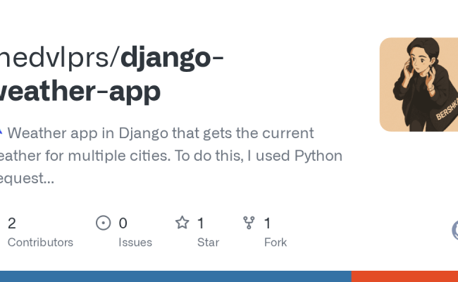 GitHub - Thedvlprs/django-weather-app: ☔️ Weather App In Django That ...