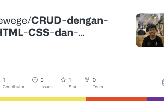 GitHub - Jewege/CRUD-dengan-HTML-CSS-dan-JavaScript