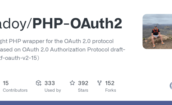 GitHub - Adoy/PHP-OAuth2: Light PHP Wrapper For The OAuth 2.0 Protocol ...
