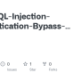GitHub - Rdoix/SQL-Injection-Authentication-Bypass-Cheatsheet