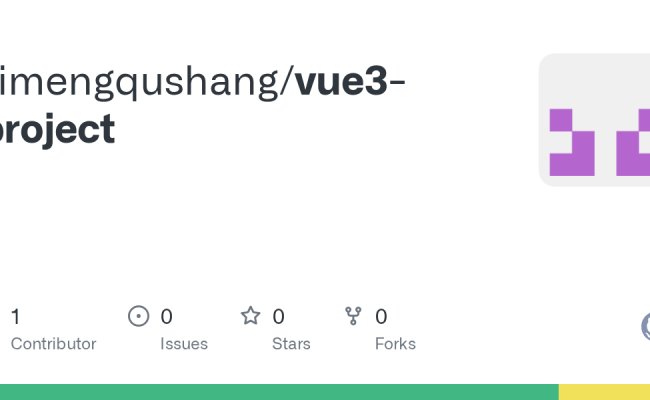 GitHub - Yimengqushang/vue3-project