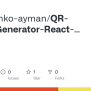 GitHub - Waseemko-ayman/QR-Code-Generator-React-Js