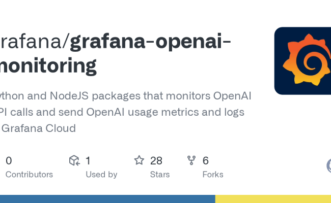 GitHub - Grafana/grafana-openai-monitoring: Python And NodeJS Packages ...