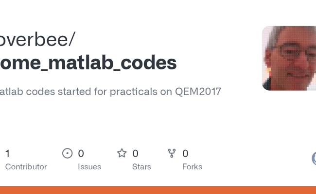 GitHub - Joverbee/some_matlab_codes: Matlab Codes Started For ...
