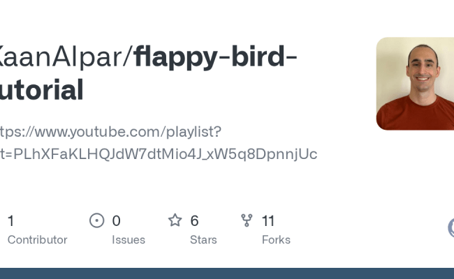 GitHub - KaanAlpar/flappy-bird-tutorial: Https://www.youtube.com ...