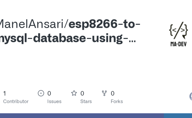 GitHub - ManelAnsari/esp8266-to-mysql-database-using-php-and-arduino