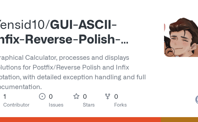 GitHub - Yensid10/GUI-ASCII-Infix-Reverse-Polish-Calculator: Graphical ...