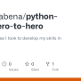 GitHub - ElvisKwabena/python-from-zero-to-hero: An Online Course I Took ...