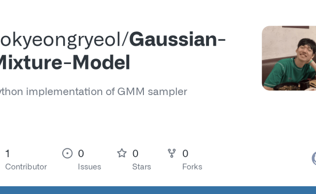 GitHub - Gokyeongryeol/Gaussian-Mixture-Model: Python Implementation Of ...