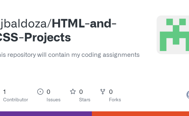 GitHub - Ajbaldoza/HTML-and-CSS-Projects: This Repository Will Contain ...