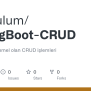 GitHub - Edaculum/SpringBoot-CRUD: SprinBoot Ile Temel Olan CRUD ...