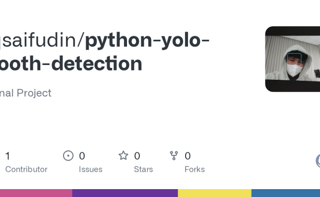 GitHub - Qsaifudin/python-yolo-tooth-detection: Final Project
