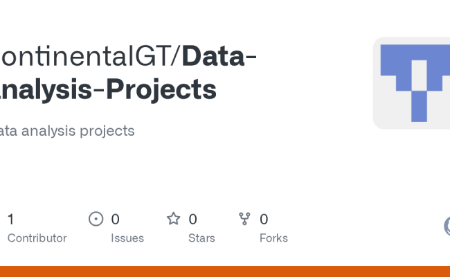 GitHub - ContinentalGT/Data-analysis-Projects: Data Analysis Projects
