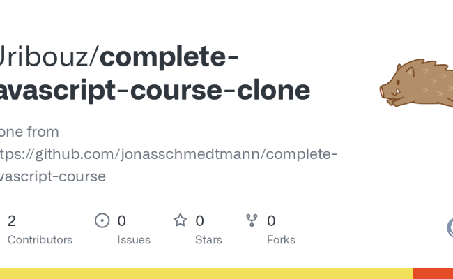 GitHub - Uribouz/complete-javascript-course-clone: Clone From Https ...