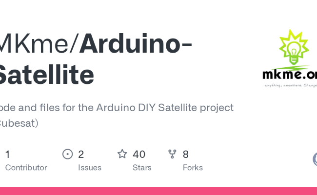 GitHub - MKme/Arduino-Satellite: Code And Files For The Arduino DIY ...