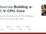 Github Git Kavinda Building A Risc V Cpu Core Inclusing