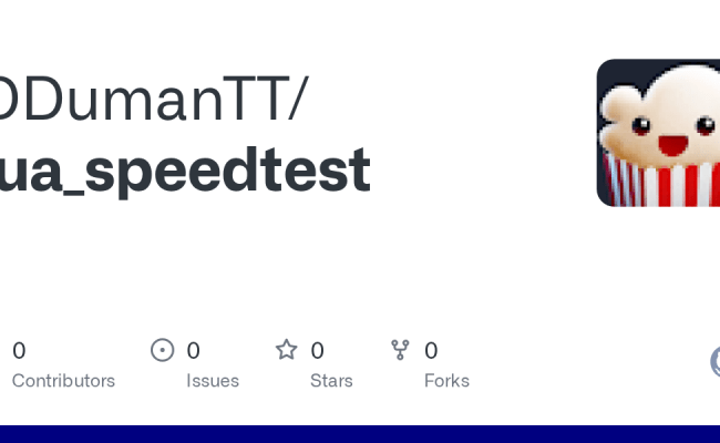 GitHub - DDumanTT/lua_speedtest