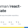 GitHub - Anshuman/react-template: React Based Web App Template Repository