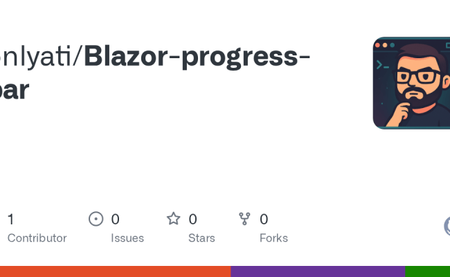 GitHub - Onlyati/Blazor-progress-bar