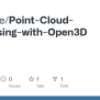 GitHub - Gadhane/Point-Cloud-Processing-with-Open3D