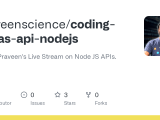 Github Praveenscience Coding Ninjas Api Nodejs Part Of Praveen S