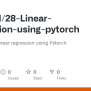 GitHub - Arviinnd/28-Linear-regression-using-pytorch: Use Case On ...