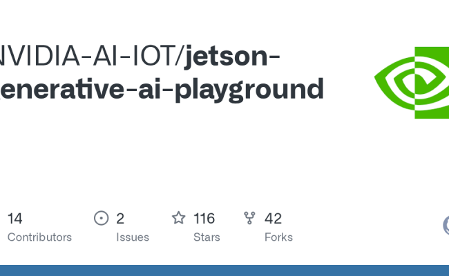 Pull Requests · NVIDIA-AI-IOT/jetson-generative-ai-playground · GitHub