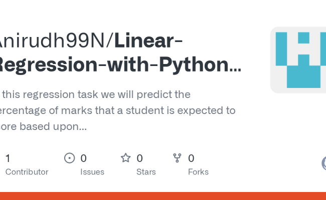 GitHub - Anirudh99N/Linear-Regression-with-Python-Scikit-Learn: In This ...