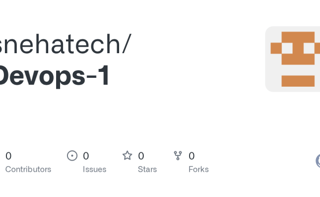 GitHub - Snehatech/Devops-1