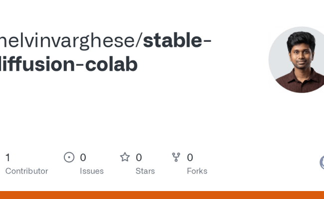 GitHub - Melvinvarghese/stable-diffusion-colab