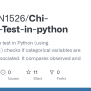 GitHub - THARUN1526/Chi-Square-Test-in-python: The Chi-square Test In ...